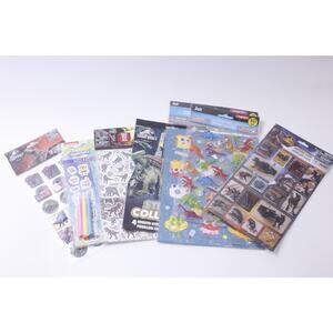 Large Lot, Jurassic Park, Spongebob, 3D, Booklets, Boy, Sticker Lot, Scrapbookin